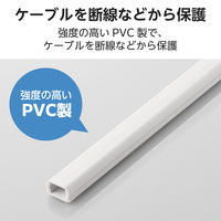 配線カバー 壁用 モール ( 長さ1m × 幅16mm ) フラット ホワイト LD-GAF1MWH エレコム 1個（直送品）