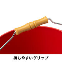 【消火バケツ】現場のチカラ　防災　消火用バケツ 　 1個 オリジナル