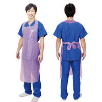 フィフティ・ヴィジョナリー プラスチックエプロン(ピンク) FV-EZ-00068 1箱(80枚)