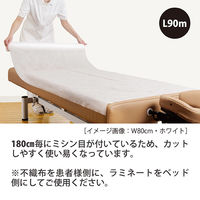 フィフティ・ヴィジョナリー ホワイト しっかり厚手 防水シーツ FV-EZ-63001 1セット(1本×4)