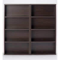 ネットフォース COMING コミック棚 幅600mm ブラウン COMING-60C-2-AW-BR 1セット(2台入)（直送品）