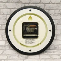 さんてる 日本製 アンティーク調ミニ掛時計(丸型) アンティークブラウン QL691_BR 1個