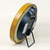 さんてる スタンダード 電波時計 アラビア文字 置き掛け兼用 直径250×奥行45mm ブラウン SR01_BR_A 1個（直送品）