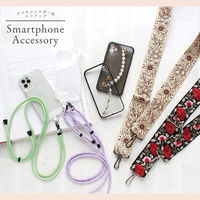 日本紐釦貿易 スマホストラップホルダーパーツ Dカンタイプ ホワイト SS-2W 1セット(10枚)