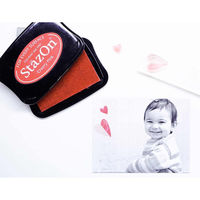 ステイズオン インカー オールマイティーインクパッド 金属 プラスチック 皮革 15ml Jet Black SZR-031 1セット(5個)