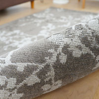 【軒先渡し】スミノエ コンシェルジュ オーダーラグ ツボミ 1000×800mm ブラウン AS-TBM842-BR10080 1枚（直送品）