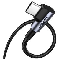 UGREEN to USB-C L字ケーブル 3m 100W 黒 UGR-OT-100010 1本