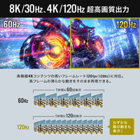 サンワサプライ HDMI-DisplayPort変換アダプタ(8K/30Hz) AD-HD32DP 1個