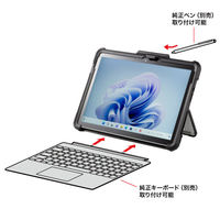 サンワサプライ Surface Go 1~4用耐衝撃ケース PDA-SF11BK 1個（直送品）