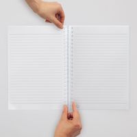 リヒトラブ AQUA DROPs ツイストノート厚型 B6 リーフ70枚 N1667-3赤 1冊