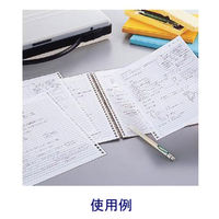 リヒトラブ オープンリングノート・ツイストノート 適合リーフ・B罫・A5 N1650 1セット(1組×5)