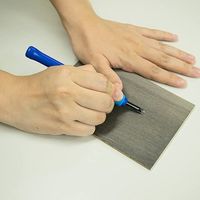 エスコ 5本組 彫刻刀(ラバーグリップ) EA588G-1A 1セット(5組)（直送品）