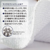 マイクロファイバーロール万能クロス 白 20カット ZMF-20RF 1本 システムポリマー