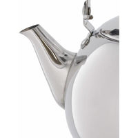 ベストコ ティーポット 急須 ステンレス製 茶こし付き トップハンドル 1.0L NQ-0024 1個