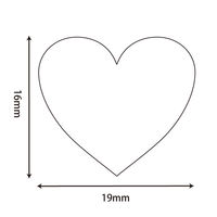 シモジマ タックラベル No.312 16×19 007073105 1袋(28片)