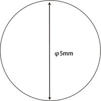 シモジマ タックラベル No.648 Φ5 007062136 1袋(1512片)