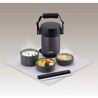 サーモス ステンレスランチジャー 約1.3合 ミッドナイトブルー JBG-1801 MDB 1組