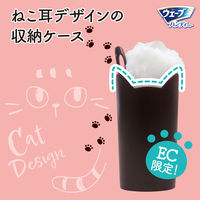 【アウトレット】ウェーブ ハンディワイパー  猫セット　本体+取り替えシートホワイト12枚×3　1セット ユニ・チャーム