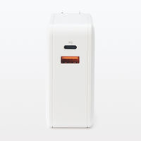 無印良品 急速充電ができるモバイルバッテリー付充電器（5000mAh USB-C/A） MJ-PSMB50 良品計画