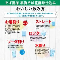 そば焼酎 UNKAI　雲海そば花酵母仕込み イチナナ 17度 500ml 瓶 1セット（12本） 蕎麦焼酎 雲海酒造