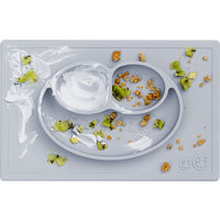 ezpz（イージーピージー）ハッピーマット ライトグレー 1個 エデュテ