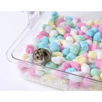 ミニマルランド 小動物用 ふわふわパステルコットン お徳用 140g 1セット（1袋×3）マルカン 小動物 巣材