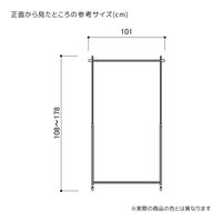 ストア・エキスプレス ハンガーラック 5台組 白 W90cmタイプ 2171-90 1セット(5台入) 61-98-1-2（直送品）