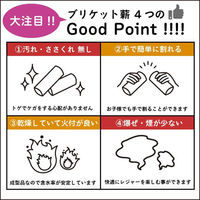 昭光物産(株) ブリケット薪 約4.5kg 591776 1セット(2袋)（直送品）