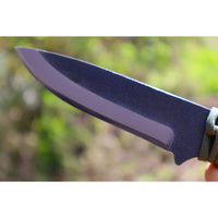 トヨクニ アウトドアナイフ:MASANO 白鋼 パラシュートコード グリーン 皮ケース 晶之作 tygr230410-038 1本（直送品）