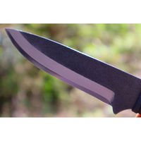 トヨクニ アウトドアナイフ:MASANO 白鋼 パラシュートコード 黒 皮ケース 晶之作 tygr230410-036 1本（直送品）