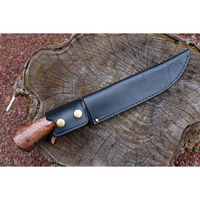 トヨクニ 山遊鉈漆黒造り180 白鋼 黒皮ケース 晶之作 tygr230410-044 1本（直送品）