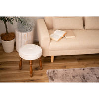 東谷 ROOM ESSENCE ビューグ スツール アイボリー BGL-250IV 1台（直送品）