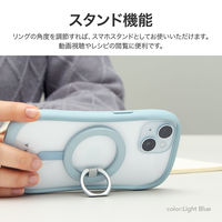 MSソリューションズ MagSafe対応 スマホリング Ring Slim ライトブルー LN-SMRG08LBL 1個