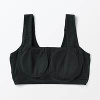 【レディース】無印良品 婦人 なめらかナイトブラジャー 婦人M 黒 良品計画