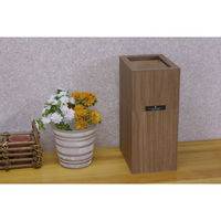 橋本達之助工芸 屑入れ M 5.3L カバー付 ブラウン ゴミ箱 ダストボックス 4932903143323 1個