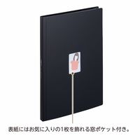 リヒトラブ myfa インスタントフォトコレクションファイル ジェットブラック N3325-24 1箱(30冊入)