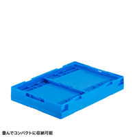サンワサプライ 折りたたみコンテナ 50リットル CNT-50BL 1個（直送品）
