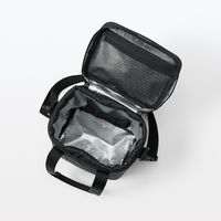 無印良品 保冷バッグ M 黒 約22×20×15cm 良品計画