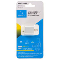 オーム電機 USBチャージャー 1A AU111 03-6155 1個