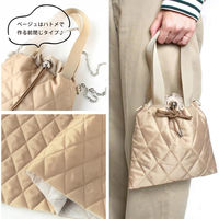 日本紐釦貿易 日本紐釦 巾着ショルダーバッグが作れるキットセット ベージュカラー ベージュ 3SET-PSBSET-E 1セット（直送品）