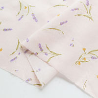 パッチワークコレクション 花柄 プリント生地 ピンク 巾約110cm×5mカット NCM11260-1F-5M 1袋(110cm×5mカット（直送品）