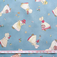 スーちゃんコレクション Sunbonnet Sue プリント生地 ピンク 巾約110cm×2mカット NCM22000-1B-2M（直送品）