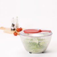 サラダスピナー 野菜水切り ViV Sサイズ レッド 直径21×高さ14cm 日本製 1個