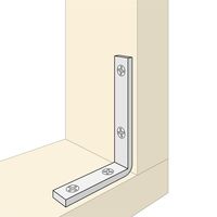 和気産業 ユニクロ特厚アングル棚受 BY-026 1セット(20個)（直送品）