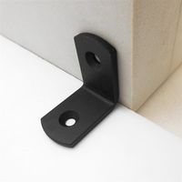 山口安製作所 Rー2アングル 黒 30X30mm S-12 1セット(24枚)（直送品）