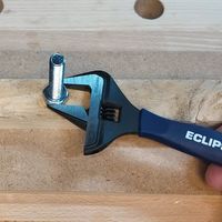 エスコ 150mm/33mm モンキーレンチ(広口) EA530EC-6 1丁（直送品）