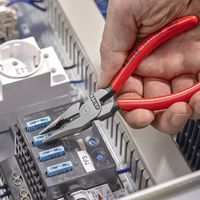 エスコ 145mm ニードルノーズペンチ EA537LB-8 1本（直送品）