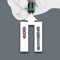 エスコ 1/4”Hex/119mm ドライバーハンドル EA560WB-12 1本（直送品）