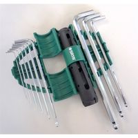 エスコ 2.0ー10mm 9本組[Ball Hexagon]キーレンチ EA683AB-90 1セット（直送品）