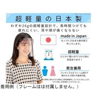 ミノル化学工業 HMフェイスシールド クリア 替シールド 10枚入 hmfs_shield_10set 1セット(10枚)（直送品）